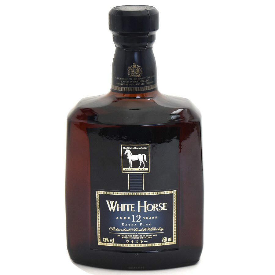 【中古】ウイスキー ホワイトホース 12年 スコッチ SCOTCHWHISKY EXTRAFINE 750ml 43度 WHITEHORSE [送料無料][未開栓]