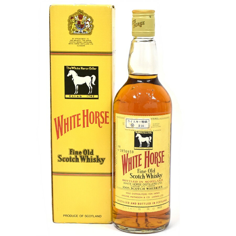 【中古】ウイスキー ホワイトホース 特級 スコッチ FineOld ScotchWhisky 750ml 40度 WHITEHORSE [送料無料][未開栓]