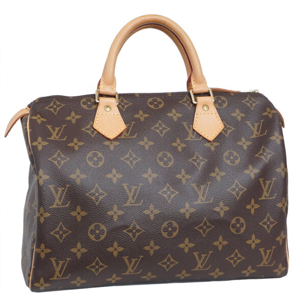 【中古】ルイヴィトン スピーディ30 ハンドバッグ M41526 モノグラム ブラウン LOUIS VUITTON Speedy 30 [送料無料]