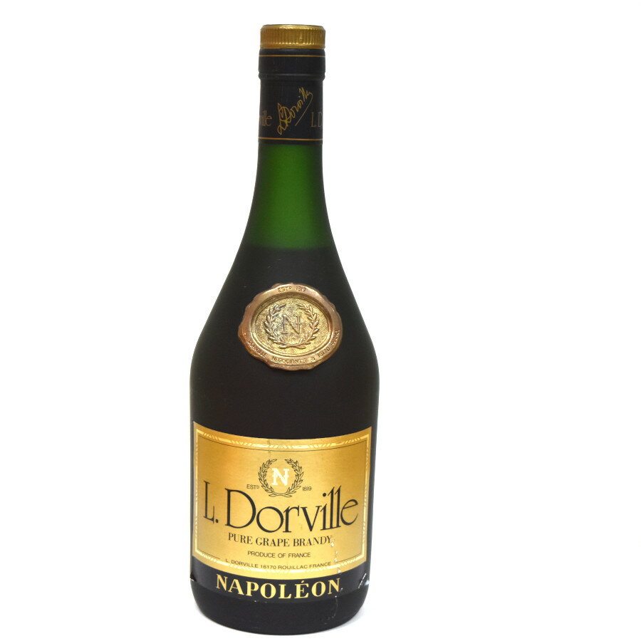 【中古】未開栓 ブランデー ドーヴィル ナポレオン 700ml 40度 L.Dorville [美品][送料無料]