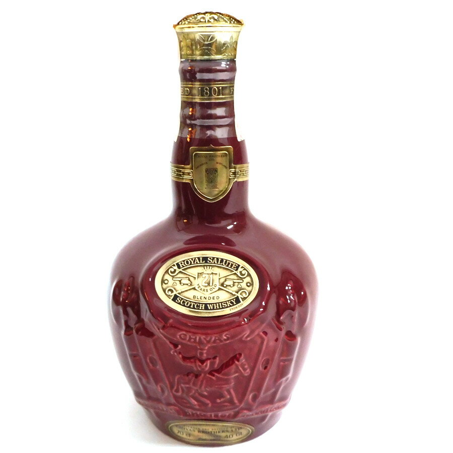 【中古】未開栓 ウイスキー ロイヤルサルート 21年 スコッチ 700ml 40度 ROYAL SALUTE [美品][送料無料]