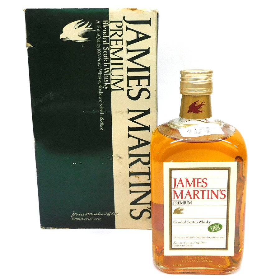 【中古】未開栓 ウイスキー ジェームス マーティン モルト グレーン 750ml 43度 JAMES MARRTINS [美品][送料無料]