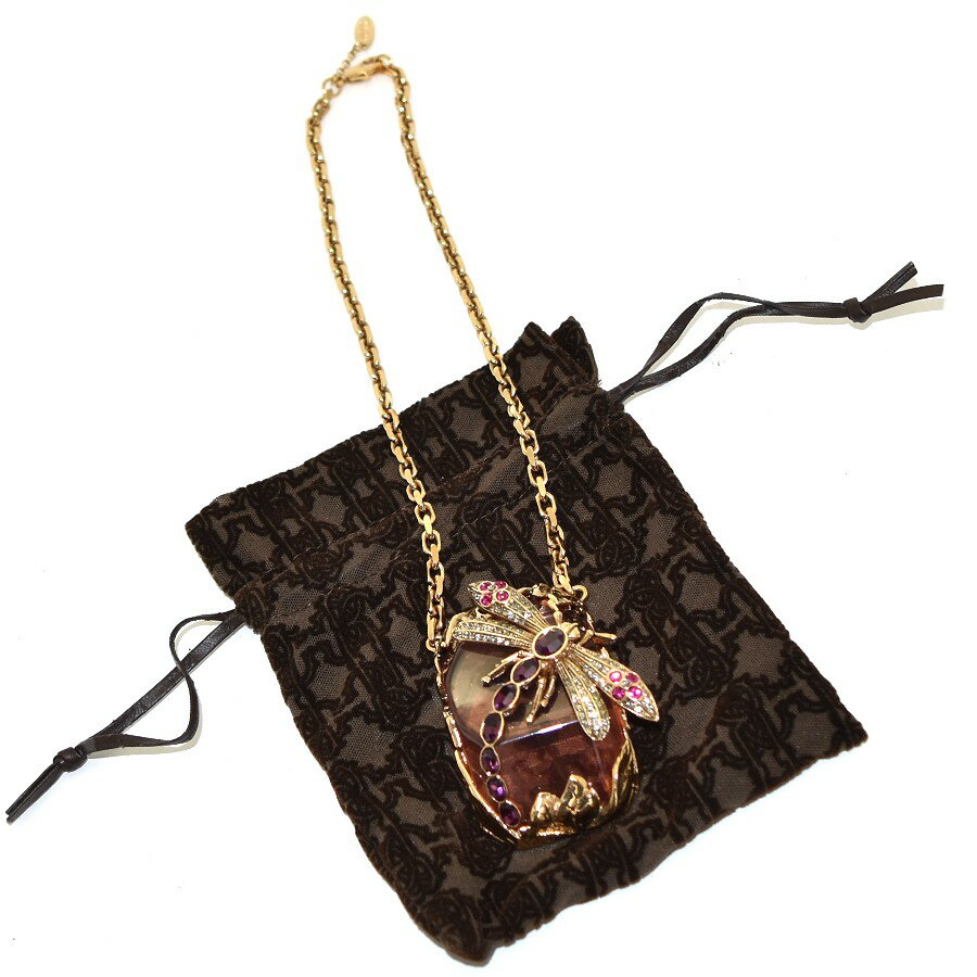 【楽天スーパーSALE】【中古】ロベルトカヴァリ ペンダント とんぼモチーフ 蜻蛉 レディース アクセサリー ジュエリー Roberto Cavalli [美品...