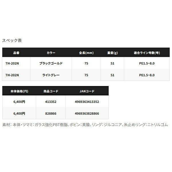 釣具総合卸売販売 フーガショップ2のシマノ ボビンワインダー ヘビータイプ TH-202N ブラックゴールド｜アングル3