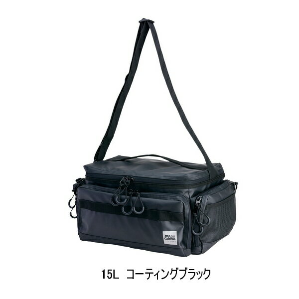 楽天釣具総合卸売販売 フーガショップ2≪'24年2月新商品！≫ アブガルシア タックルコンテナ コーティングブラック 15L 【返品不可】