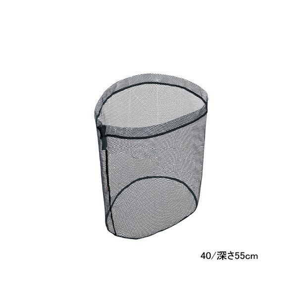 ≪'23年7月新商品!≫ PROX 交換用ラバーコーティングネット(オーバル型) PX940240K55 ブラック 40/深さ55cm