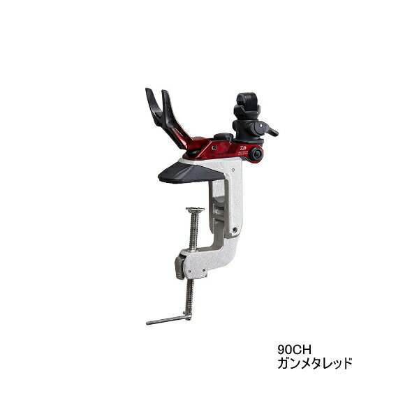 ≪'22年4月新商品！≫ ダイワ ライトホルダーメタルα 90CH ガンメタ/レッド(4)