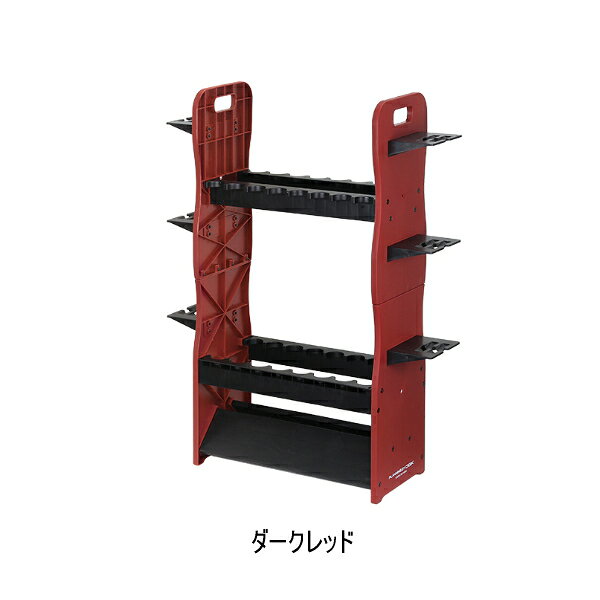 （26年7月新商品） OGK カラーロッド＆リールスタンドレギュラー（16+6） OG708RDR ダークレッド