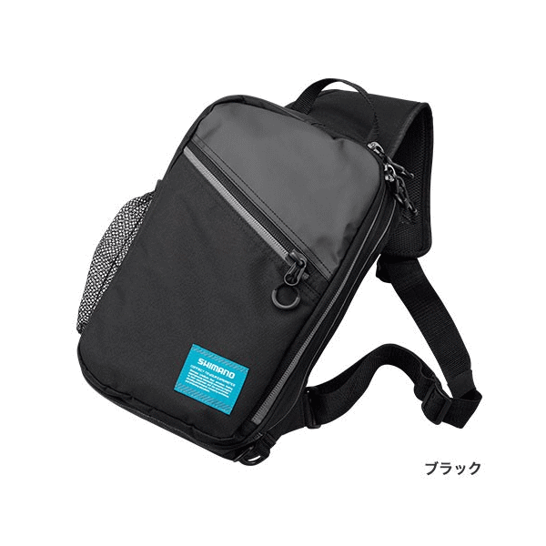 ≪'17年3月新商品！≫ シマノ スリング ショルダーバッグ BS-025Q ブラック Mサイズ