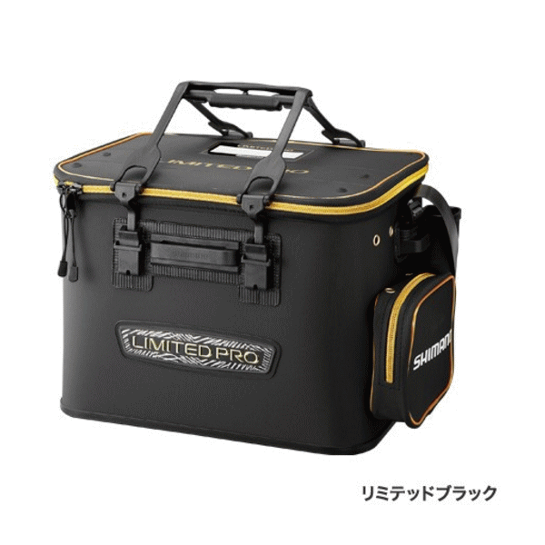 楽天釣具総合卸売販売 フーガショップ2≪'18年9月新商品！≫ シマノ フィッシュバッカン リミテッド プロ（ハードタイプ） BK-121R リミテッドブラック 45cm