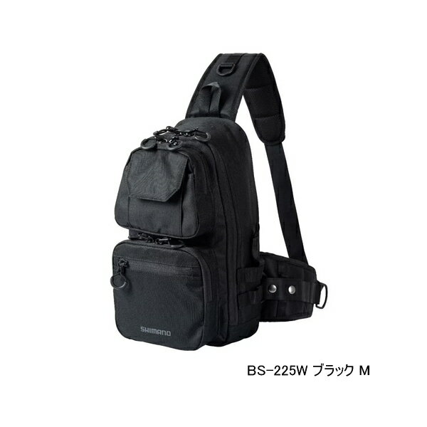 楽天釣具総合卸売販売 フーガショップ2≪'23年3月新商品！≫ シマノ タフスリング BS-225W ブラック Mサイズ