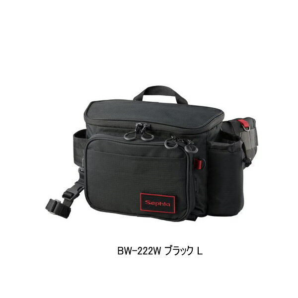 ≪'23年8月新商品！≫ シマノ セフィア ランガンウエスト BW-222W ブラック Lサイズ