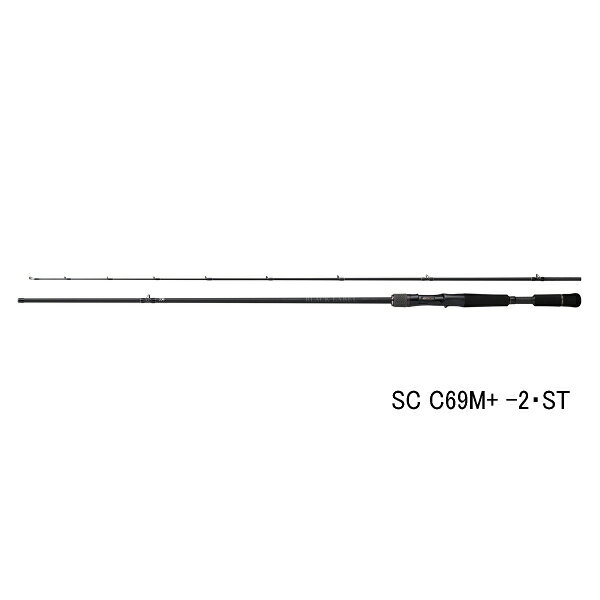 ◆SC C69M+ -2・STタフな現代のフィールドで釣り勝つために、更なる汎用性を具現。ショアコンペティションの中核を成す究極のバーサタイルロッド。「”へ”の字テーパー」の中弾性ソリッドと、高弾性SVFのチューブラーで、レギュラーファストテーパーに纏め上げたSTEEZ 22ファイヤーウルフをベースに、ユーザビリティーを向上させた25BLX SC C69M+ -STのセンターカット2PCSモデル。先端「”へ”の字テーパー」のソリッドティップは、水中の変化を捉え、手元まで伝達する高い感度と繊細な操作を実現。ハードベイトに於いては中弾性ソリッドと相まって、ラインテンションを抜いたスラックラインリトリーブが出来、ルアー本来のアクションを引き出し、ノセ感にも優れる。またレギュラーファストテーパーにすることで、ラバージグなどの抵抗が大きなリグでもティップがもたれることなく思い通りの操作が可能。ステンレスフレームガイドをセッティングすることでガイドの重みで竿がしなりやすくなり、投げやすくなっているだけでなく、スローなスウィングでもルアーを低弾道で弾き飛ばす。《お取り寄せ》商品に関しまして、お待ち頂ける方は予約受付致します/ご連絡下さい。☆★掲載写真は参考掲載です！★☆ お譲りする商品は【上記タイトル記載商品】1点のみです。お間違いのないようお願い致します。◆スペック表　本体価格には消費税は含まれておりません◆■◆保証書付です◆■メーカー希望小売価格はメーカーサイトに基づいて掲載しています