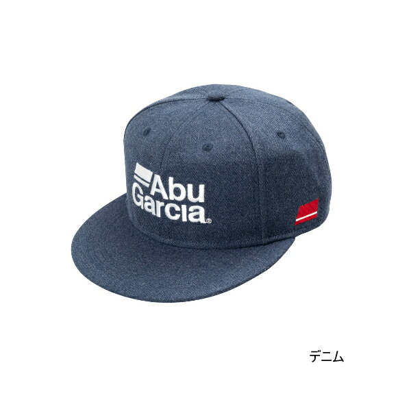 ≪'23年1月新商品！≫ アブガルシア フラットビルキャップ デニム フリーサイズ 【返品不可】