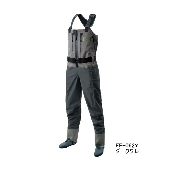 楽天釣具総合卸売販売 フーガショップ2（25年1月新商品） シマノ DS ストレッチウェーダー プロ Z ソックス FF-062Y ダークグレー M（L）サイズ 100