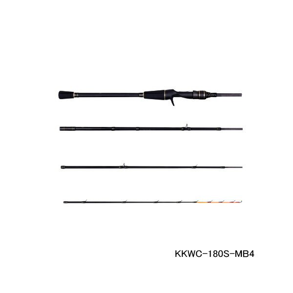 乐天商城 - ≪'25年8月新商品！≫ アブガルシア 黒船 モバイル KKWC-180S-MB4 〔仕舞寸法 49.0cm〕 【返品不可】 【保証書付】