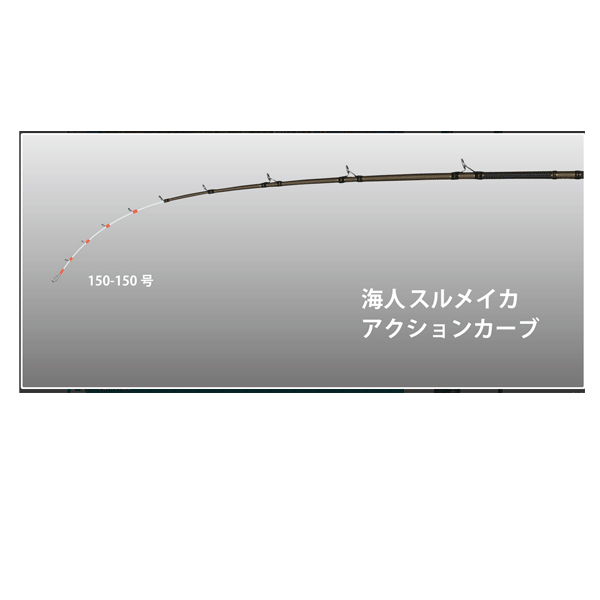 ≪'16年6月新商品！≫ アルファタックル（alpha tackle） 海人 スルメイカ 180-150〔仕舞寸法 93.5cm〕 【ショップレビューを書いて次回使える送料無料クーポンGET】