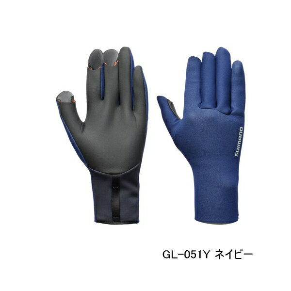 ≪'25年10月新商品！≫ シマノ 03 ダブル クロロプレン グローブ 3 GL-051Y ネイビー 2XLサイズ