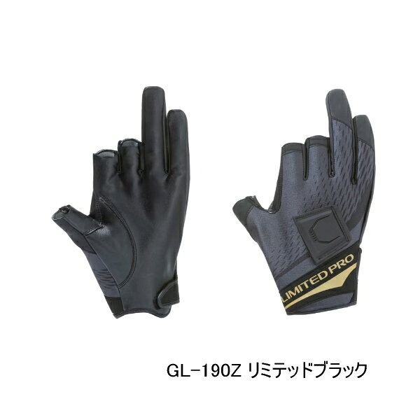 （26年10月新商品） シマノ リミテッド プロ タイタニューム・アルファ グローブ 3 GL-190Z リミテッドブラック Mサイズ