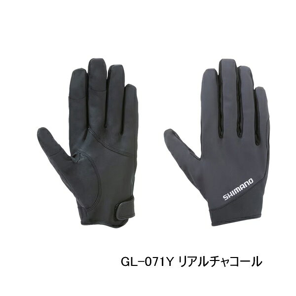 （26年9月新商品） シマノ 01 ベーシックウォーム グローブ 指出し GL-071Y リアルチャコール XLサイズ