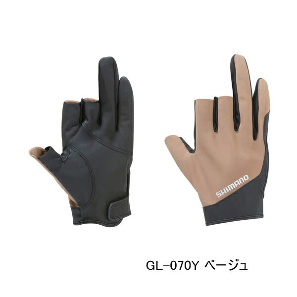 （26年9月新商品） シマノ 01 ベーシックウォーム グローブ 3 GL-070Y ベージュ XLサイズ