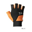 ≪'24年9月新商品!≫ ダイワ オールラウンド防寒グローブ 5本カット DG-7824W オレンジ Lサイズ