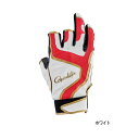 ≪'25年5月新商品!≫ がまかつ ストレッチフィッシンググローブ(3本切) GM-7306 ホワイト LLサイズ(4)