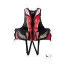 ≪'24年3月新商品!≫ がまかつ アルテマシールドプロ フローティングベスト GM-2197 レッド LLサイズ