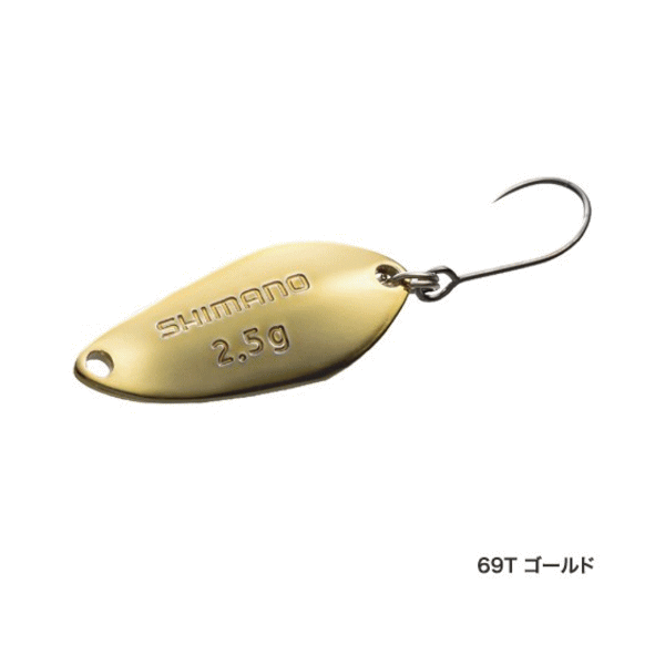 ?'17年9月新商品！? シマノ カーディフ サーチスイマー TR-218Q 69T ゴールド 1.8g 【6個(gè)セット】