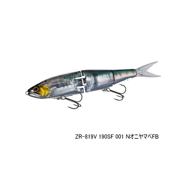 シマノ バンタム アーマジョイント 190SF フラッシュブースト ZR-819V 001 Nオニヤマベ 190mm／53g （小型商品）