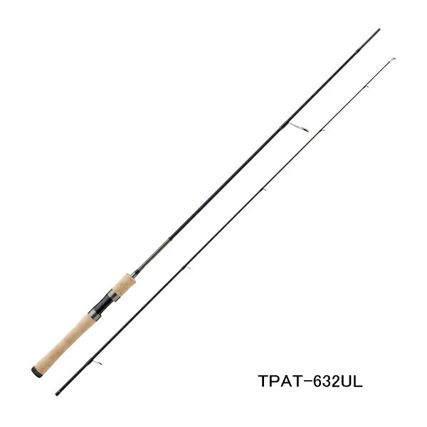 ◆TPAT-632ULスプーンからプラグまで使えるオールマイティーなタイプであり、最初の一本に最適なモデル。アクションはクセがなく扱いやすいレギュラーテーパーとなっており、これから始められるエントリーの方から、ベテランアングラーまで納得の調子。フィールドの規模に合わせて選べるように6“0ftと6“3ftの2タイプを用意しました。大〜中規模のフィールドや、バラシにくさを重視するならこのモデルが最適です。《お取り寄せ》商品に関しまして、お待ち頂ける方は予約受付致します/ご連絡下さい。☆★掲載写真は参考掲載です！★☆ お譲りする商品は【上記タイトル記載商品】1点のみです。お間違いのないようお願い致します。◆スペック表　本体価格には消費税は含まれておりません◆メーカー希望小売価格はメーカーサイトに基づいて掲載しています /Y