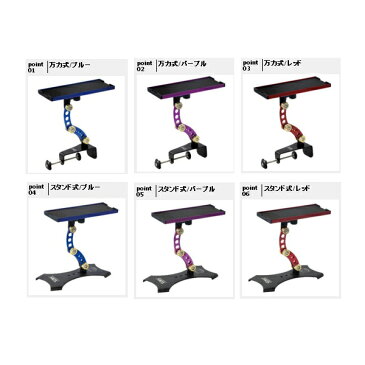 ≪'20年11月新商品!≫ PROX 攻棚ワカサギマルチアクションテーブルハイタイプ スタンド式 PX9284STR レッド