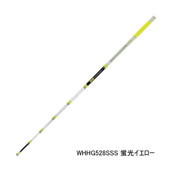 ≪'25年9月新商品！≫ PROX 攻棚ワカサギ扁平穂先GS WHHG528SSS 蛍光イエロー SSS 〔全長 28cm〕