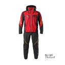 ≪'25年3月新商品!≫ シマノ リミテッド プロ 3シーズン レインスーツ RA-160Y ブラッドレッド Mサイズ(4)