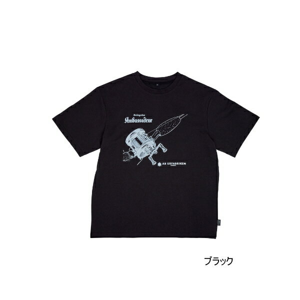 ≪ 039 24年3月新商品！≫ アブガルシア バグオフ AMB1954 Ad グラフィックTシャツ ブラック Lサイズ 【返品不可】