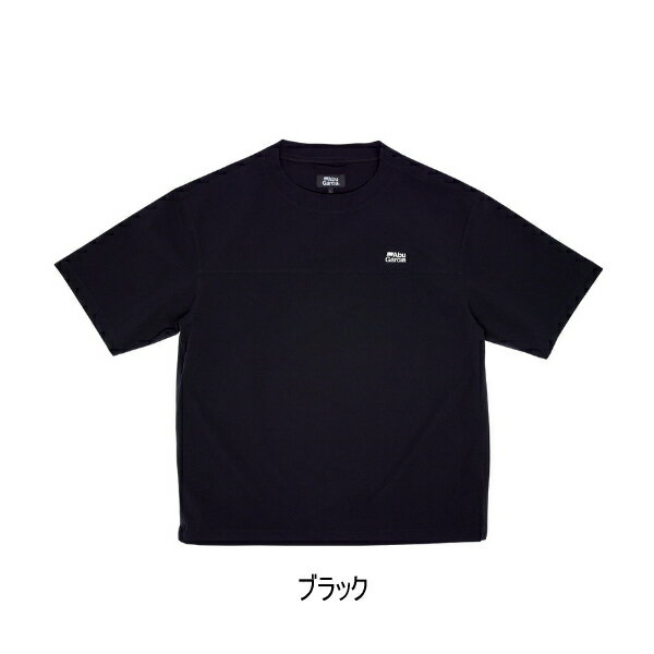 ?'24年7月新商品！? アブガルシア ウォーターレジスタント フィッシングTシャツ ブラック Lサイズ 【返品不可】