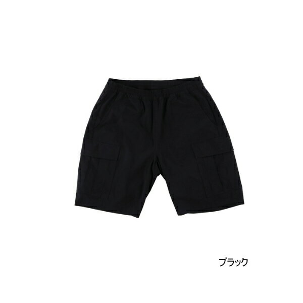 楽天釣具総合卸売販売 フーガショップ2≪'25年5月新商品！≫ アブガルシア ウォーターレジスタント フィッシングカーゴショートパンツ ブラック Mサイズ 【返品不可】
