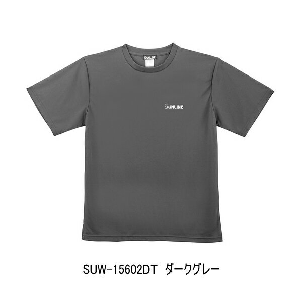 乐天商城 - （26年3月新商品） サンライン シルキードライTシャツ SUW-15602DT ダークグレー Mサイズ