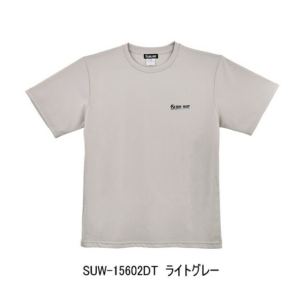 （26年3月新商品） サンライン シルキードライTシャツ SUW-15602DT ライトグレー Mサイズ(4.0)