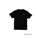 ≪'25年3月新商品!≫ がまかつ KM Tシャツ GM-3780 ブラック×レッド Mサイズ