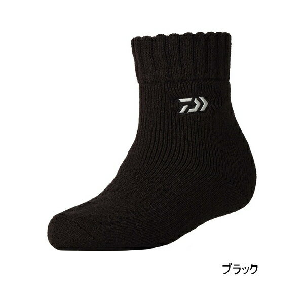 ≪'25年9月新商品！≫ ダイワ ダンロテック(R) ソックス(ショート) DS-3125R ブラック Sサイズ