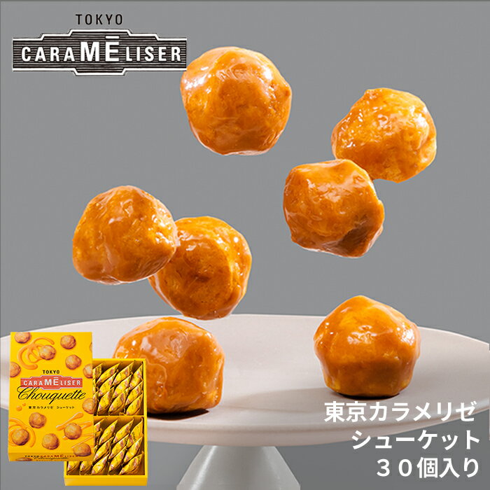 【送料込み】東京みやげ 東京土産 内祝い スイーツ 焼き菓子 ギフト 詰め合わせ 個包装 あす楽 送料無料 プチチュー / 東京カラメリゼ シューケット30個入り/ 洋菓子 手土産 お返し プレゼント 御祝 御礼