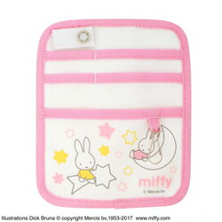 楽天風船唐綿【4枚までなら送料290円（郵便）OK】ミッフィー ポケットオーガナイザー スター ピンク ST-ZMF0016【お取り寄せ】