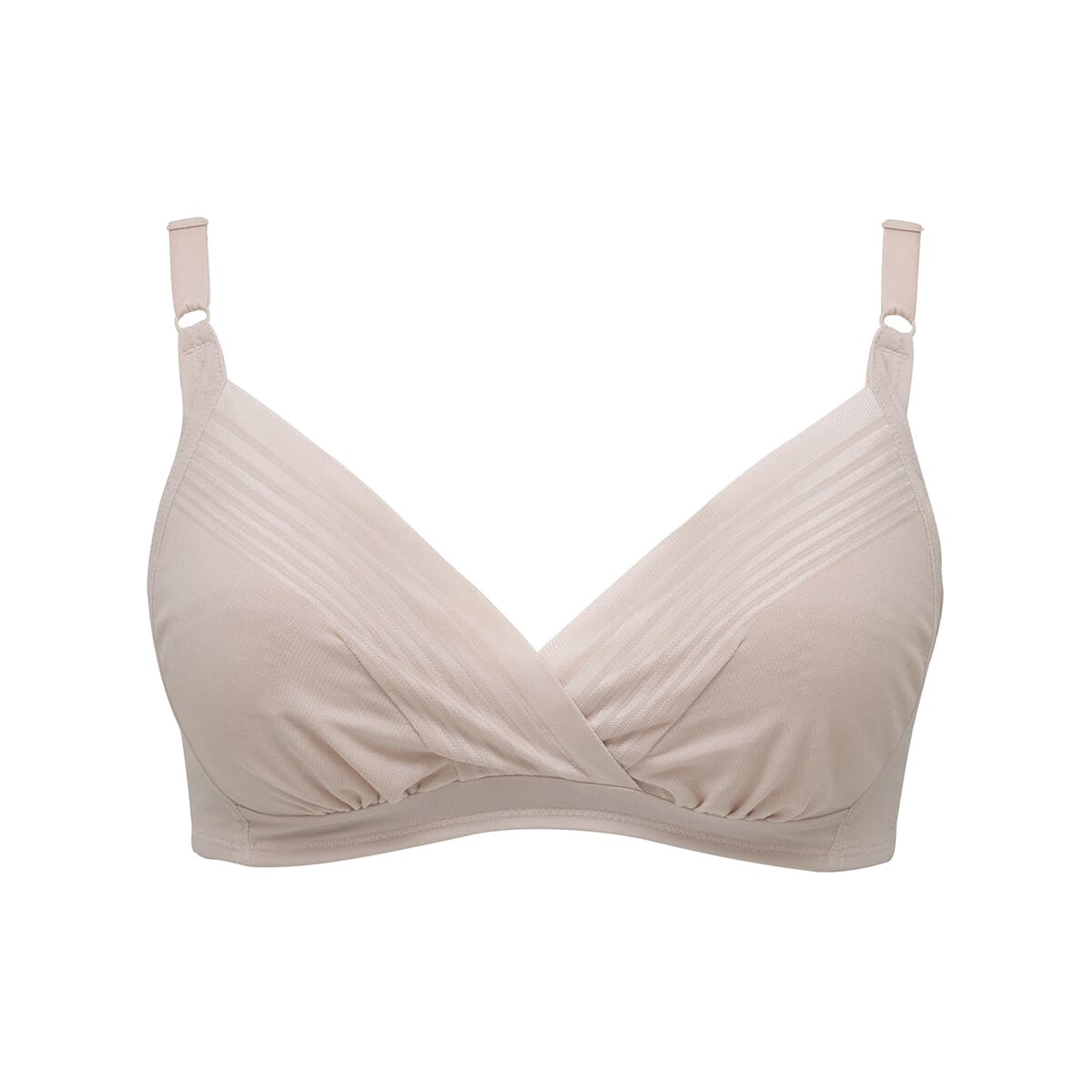 【1枚なら送料290円（郵便）OK】選べる3サイズ！ ブラジャー ノンワイヤーブラ 段差がつきにくいカラダに BBスムーザー ビスクベージュ【お取り寄せ】