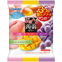 【1個なら送料290円(郵便)OK】ぷるんと蒟蒻ゼリーパウチ 大袋 白桃+マンゴー+グレープ【お取り寄せ】