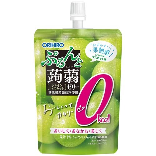 【6個までなら送料290円（郵便）OK】ぷるんと蒟蒻ゼリースタンディング　カロリー0　シャインマスカッ..