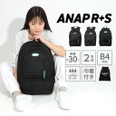 楽天FUJI BAG COLLECTION 楽天市場店ANAP R+S アナップ リラスポ リラックスアンドスポーツ リュックサック 2ルームバックパック 2層式リュック 黒 ブラック 巾着付き 大容量 30L