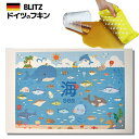 店内全品10%OFF! メール便送料無料!ドイツのフキン★デザインブリッツ「809) 海 sea 」A4サイズ 200×300×5mm 【BLITZ ふきん 布...