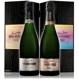 Piper-Heidsieck パイパー エドシック オールセリィ 1982 ＆ ブリュット ソヴァージュ 1982 セットボックス【正規輸入品】※沖縄・離島は別途送料