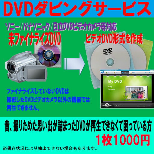 未ファイナライズDVDをビデオDVDに変換 結...の紹介画像2